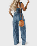 Breezy Slimming Floral Print Wide-Leg Jumpsuit