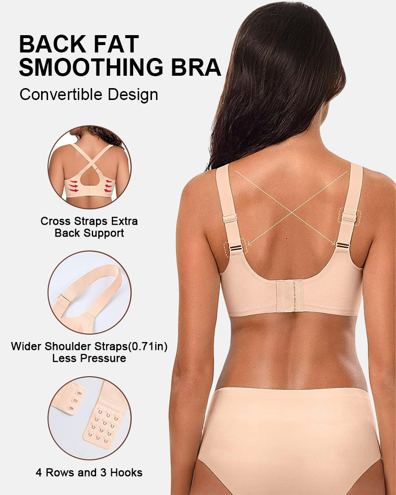 Seamless Wireless Push Up Bra Soft Full Coverage Bralette
