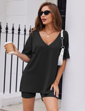Casual Oversized 2-Piece Pajamas Lounge Set