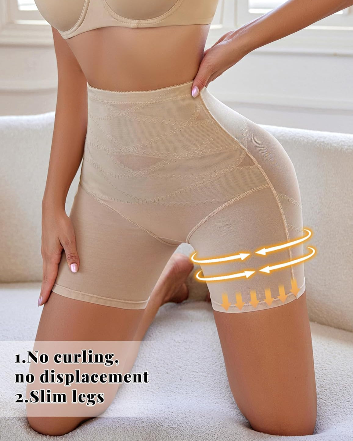 Tummy Control High Waist Body Shaper Shorts