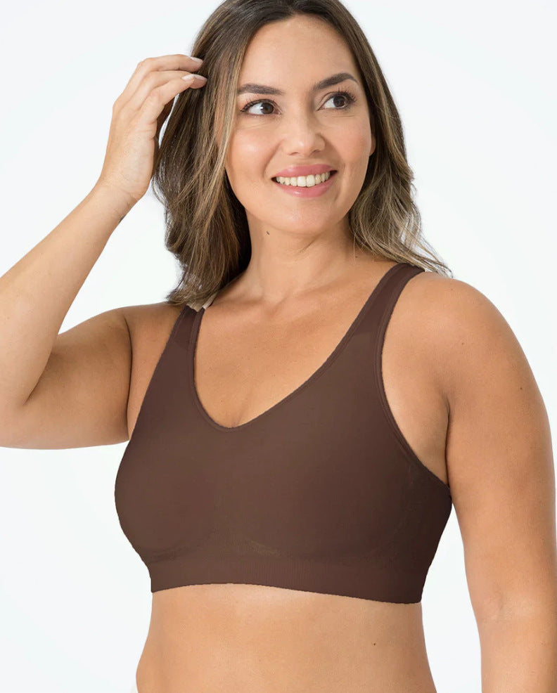 Seamless Comfort Smoothing Push Up Bra