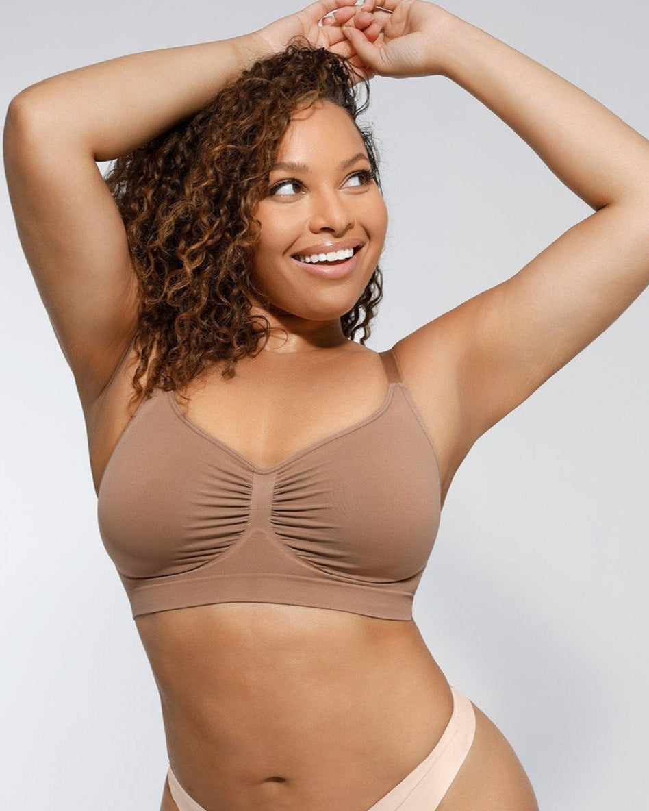Full Coverage Seamless Natural Lift Bra-3 Pack