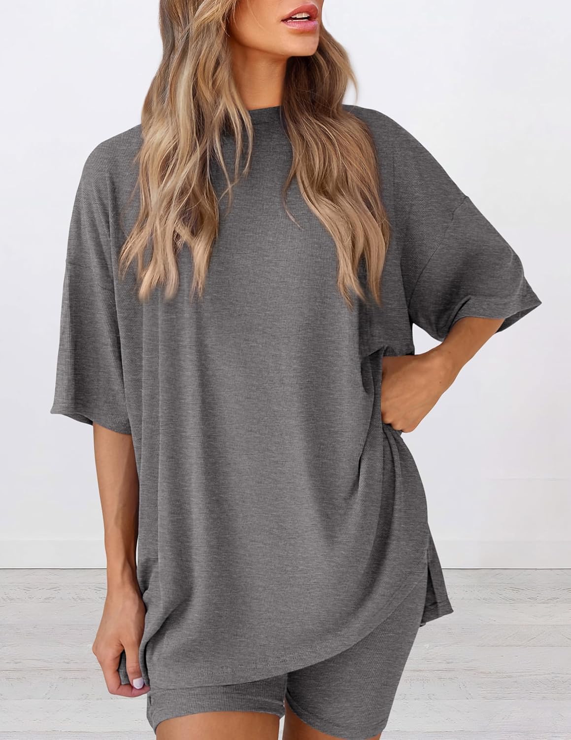 2025 Summer Casual - Two Piece Oversized Lounge Set