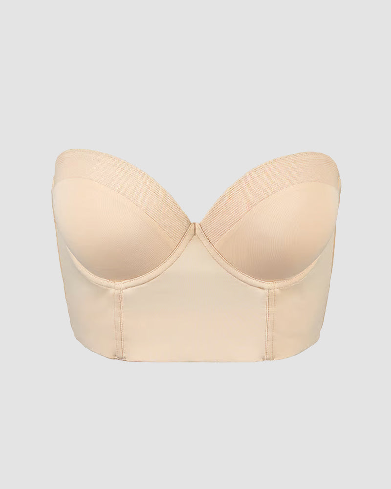 Low Back Full Coverage Strapless Bra