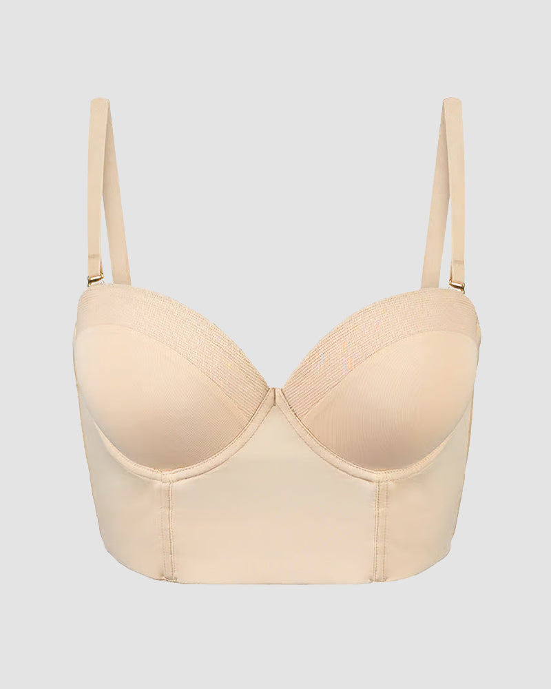 Low Back Full Coverage Strapless Bra