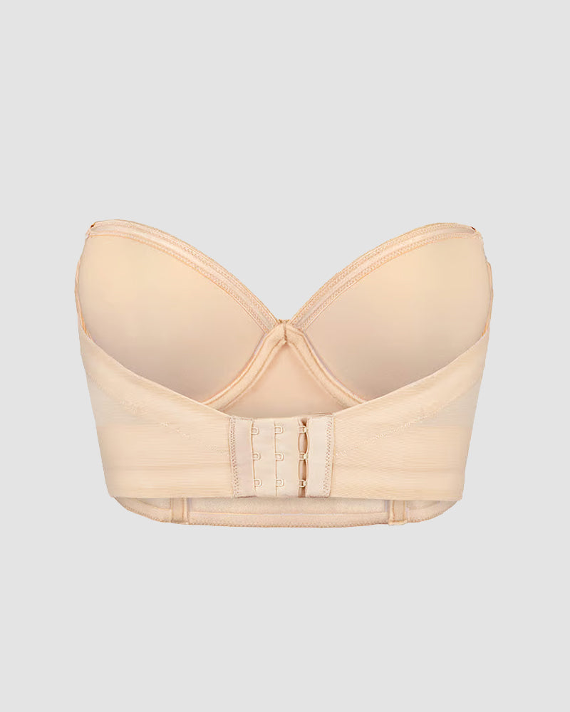 Low Back Full Coverage Strapless Bra