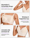 Supportive Comfort Convertible Seamless Push Up Bra