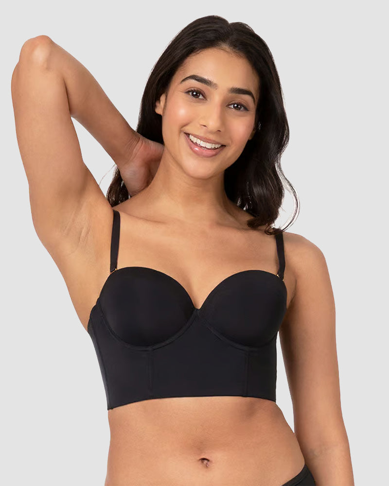 Low Back Full Coverage Strapless Bra