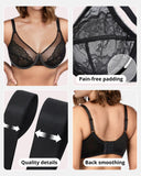 Full Coverage Lifting Floral Lace Minimizer Bra