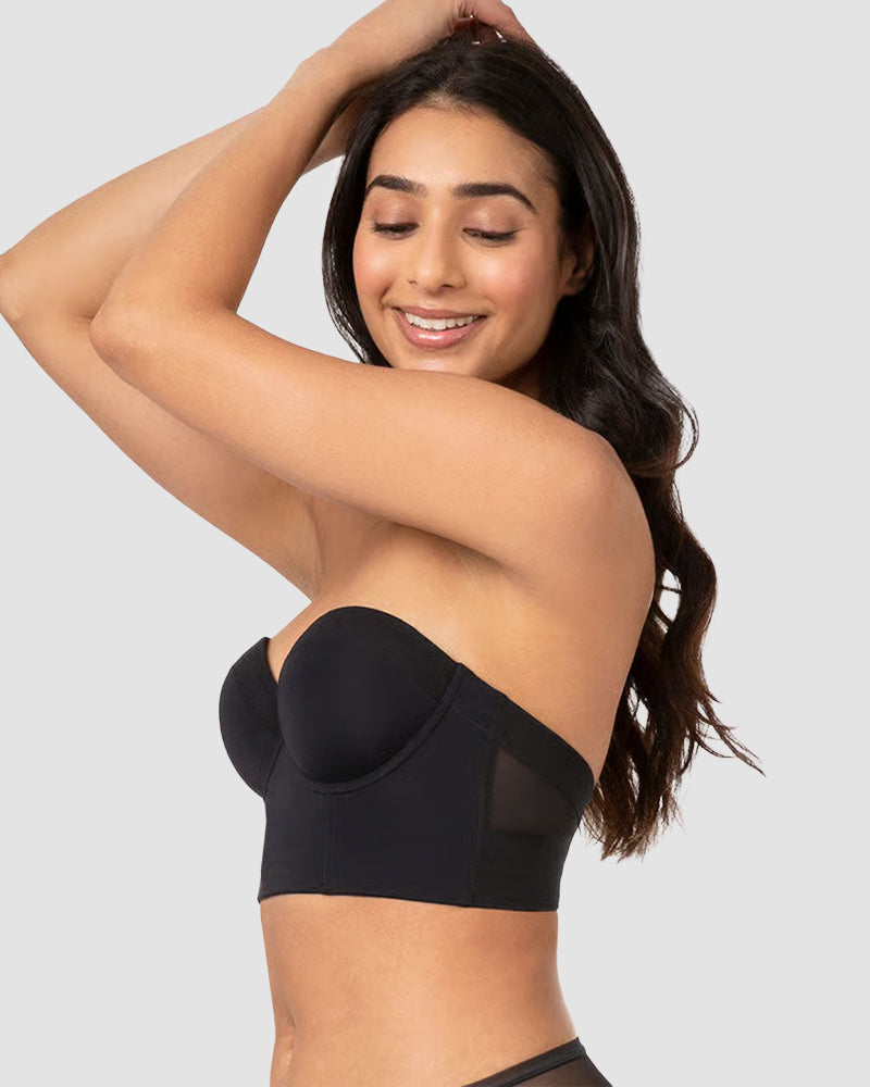 Low Back Full Coverage Strapless Bra