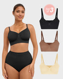 Full Coverage Seamless Natural Lift Bra-3 Pack