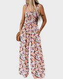 Breezy Slimming Floral Print Wide-Leg Jumpsuit
