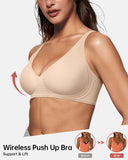 Ultimate Seamless Lift And Shape Wireless Deep V Bra