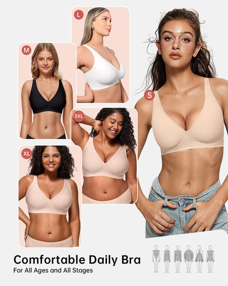 Ultimate Seamless Lift And Shape Wireless Deep V Bra