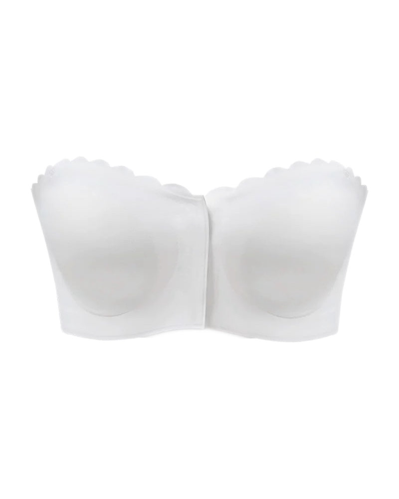 Strapless Front-Closure Bandeau Bra-Get Free Shoulder Straps with Purchase