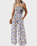 Breezy Slimming Floral Print Wide-Leg Jumpsuit