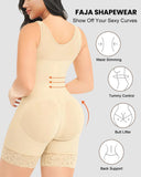 Double Compression Tummy Control Post Surgery Full Body Shapewear