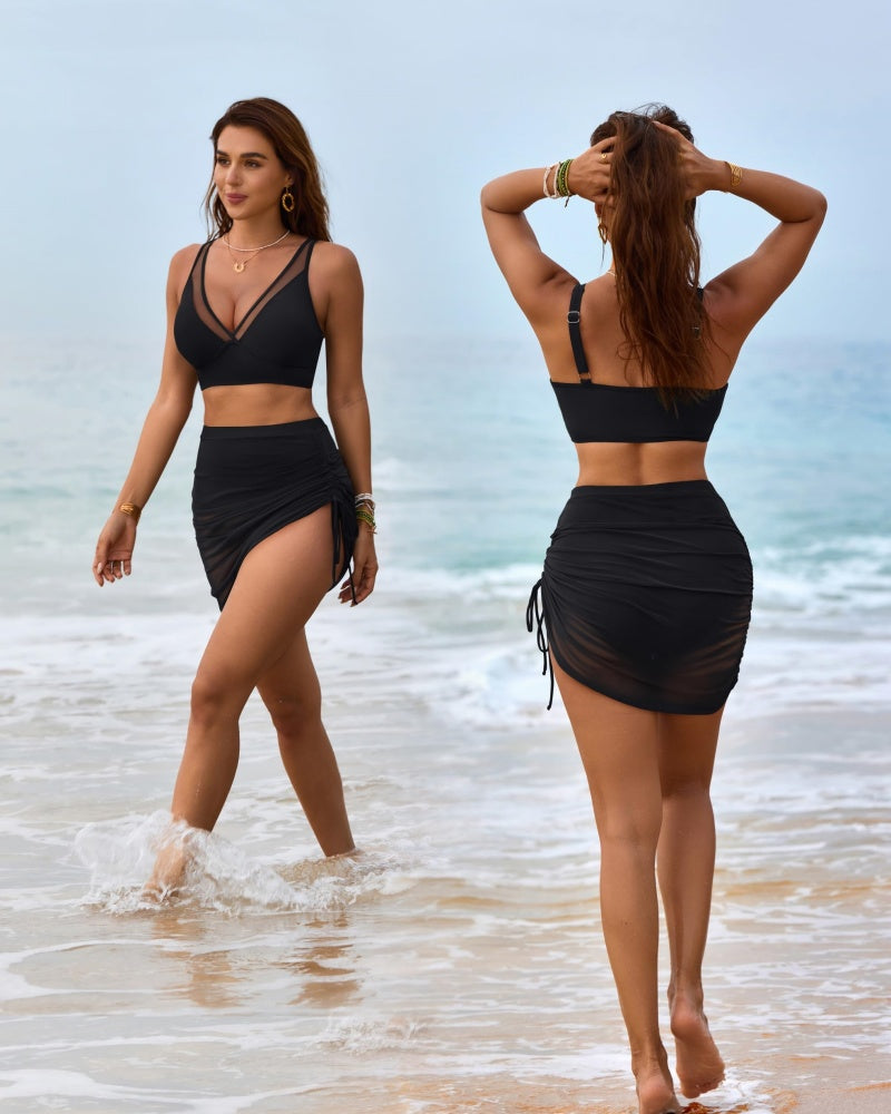 Mesh Sarong Wraps Bathing Suits