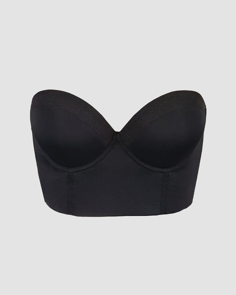 Low Back Full Coverage Strapless Bra