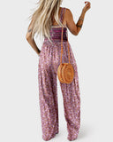 Breezy Slimming Floral Print Wide-Leg Jumpsuit