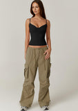 Womens Spaghetti Strap Sweetheart Neck Sleeveless Top Slim Fit Going Out Camisole