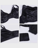 Full Coverage Lifting Floral Lace Minimizer Bra