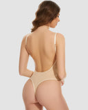 Backless Tummy control Thong Seamless Bodysuit