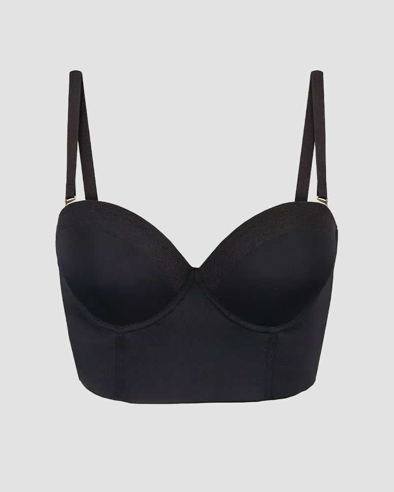 Low Back Full Coverage Strapless Bra
