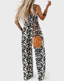 Breezy Slimming Floral Print Wide-Leg Jumpsuit