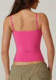 Womens Spaghetti Strap Sweetheart Neck Sleeveless Top Slim Fit Going Out Camisole