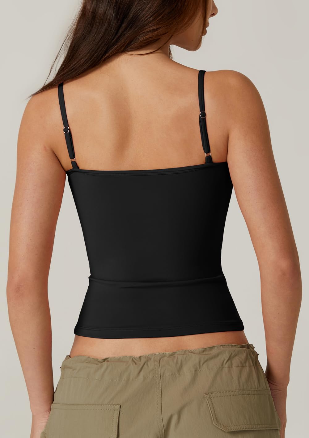 Womens Spaghetti Strap Sweetheart Neck Sleeveless Top Slim Fit Going Out Camisole