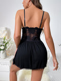 Dream Love Women's Lingerie Spaghetti Strap Babydoll Chemise Nightgown