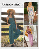 Breezy Slimming Floral Print Wide-Leg Jumpsuit