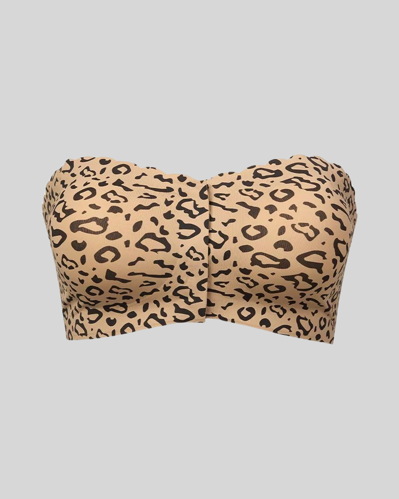 Strapless Front-Closure Bandeau Bra-Get Free Shoulder Straps with Purchase