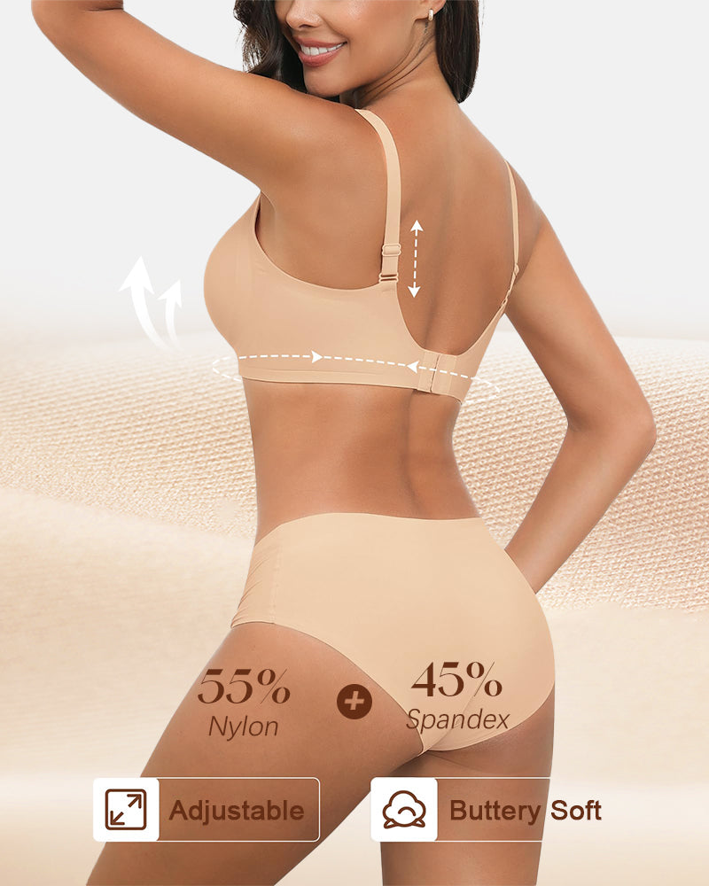 Ultimate Seamless Lift And Shape Wireless Deep V Bra