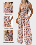 Breezy Slimming Floral Print Wide-Leg Jumpsuit