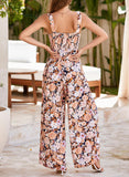 Breezy Slimming Floral Print Wide-Leg Jumpsuit