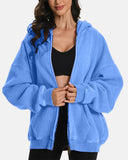 The Cloud Unisex Acid-Wash Zip-Up Hoodie