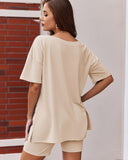 Casual Oversized 2-Piece Pajamas Lounge Set