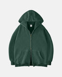 The Cloud Unisex Acid-Wash Zip-Up Hoodie