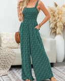 Breezy Slimming Floral Print Wide-Leg Jumpsuit