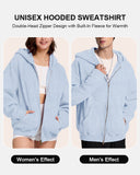 The Cloud Unisex Acid-Wash Zip-Up Hoodie