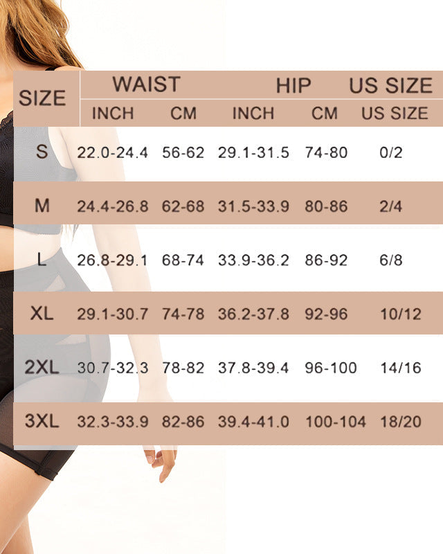 Tummy Control High Waist Body Shaper Shorts