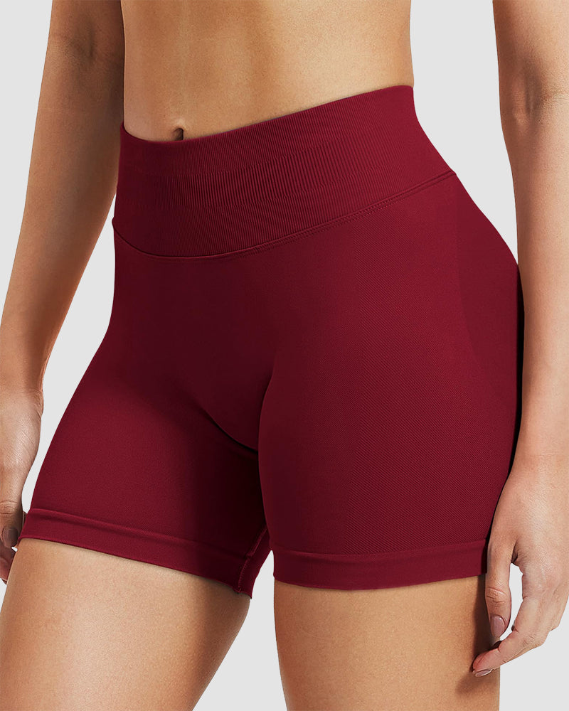 Tummy Control High Waist Booty Workout Shorts