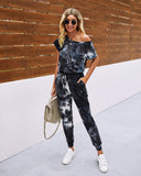 2025 Women's Summer Off-Shoulder Jumpsuit