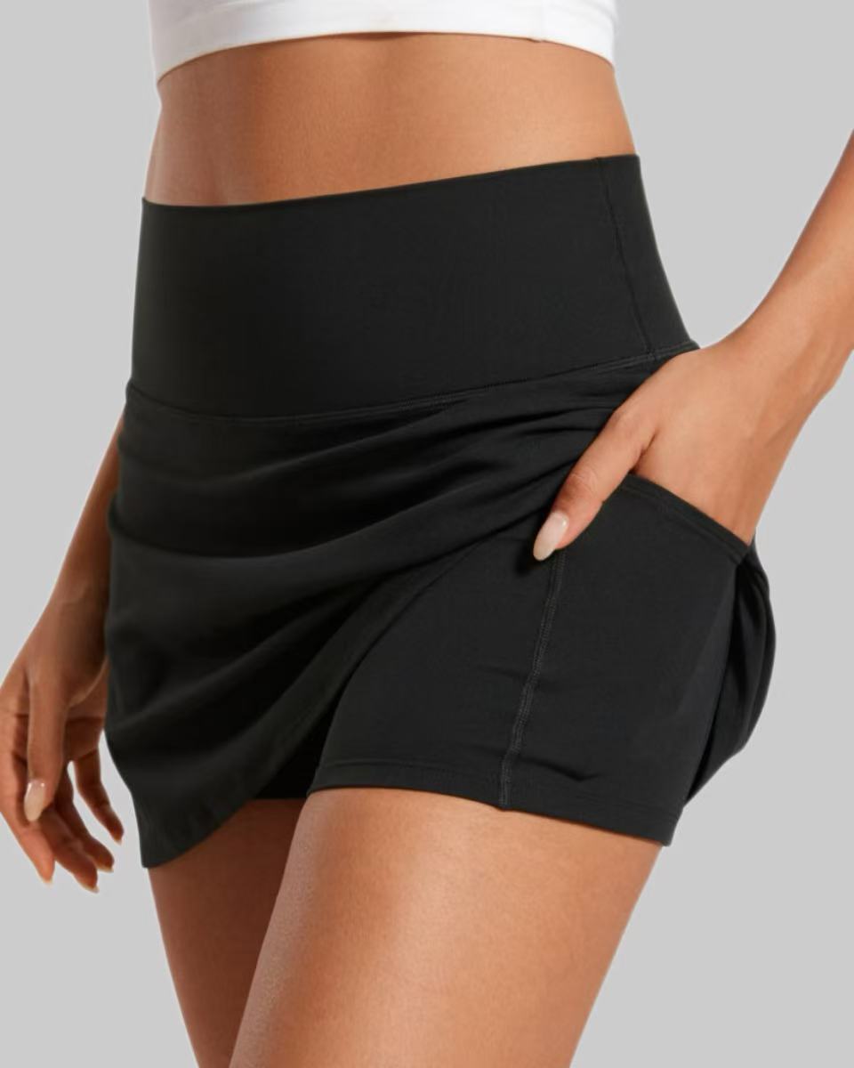 2025 Women's High-Waisted Athletic Skort