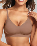 Seamless Wireless Push Up Bra Soft Full Coverage Bralette