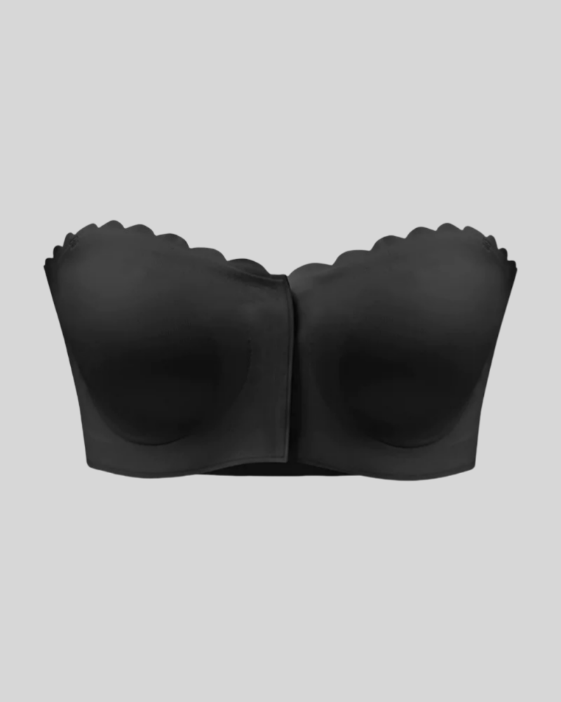 Strapless Front-Closure Bandeau Bra-Get Free Shoulder Straps with Purchase