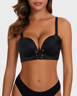 Seamless Push Up Bralette Padded Plunge Wirefree Bra