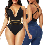 Women's Low Back Tummy Control U Plunge Shapewear